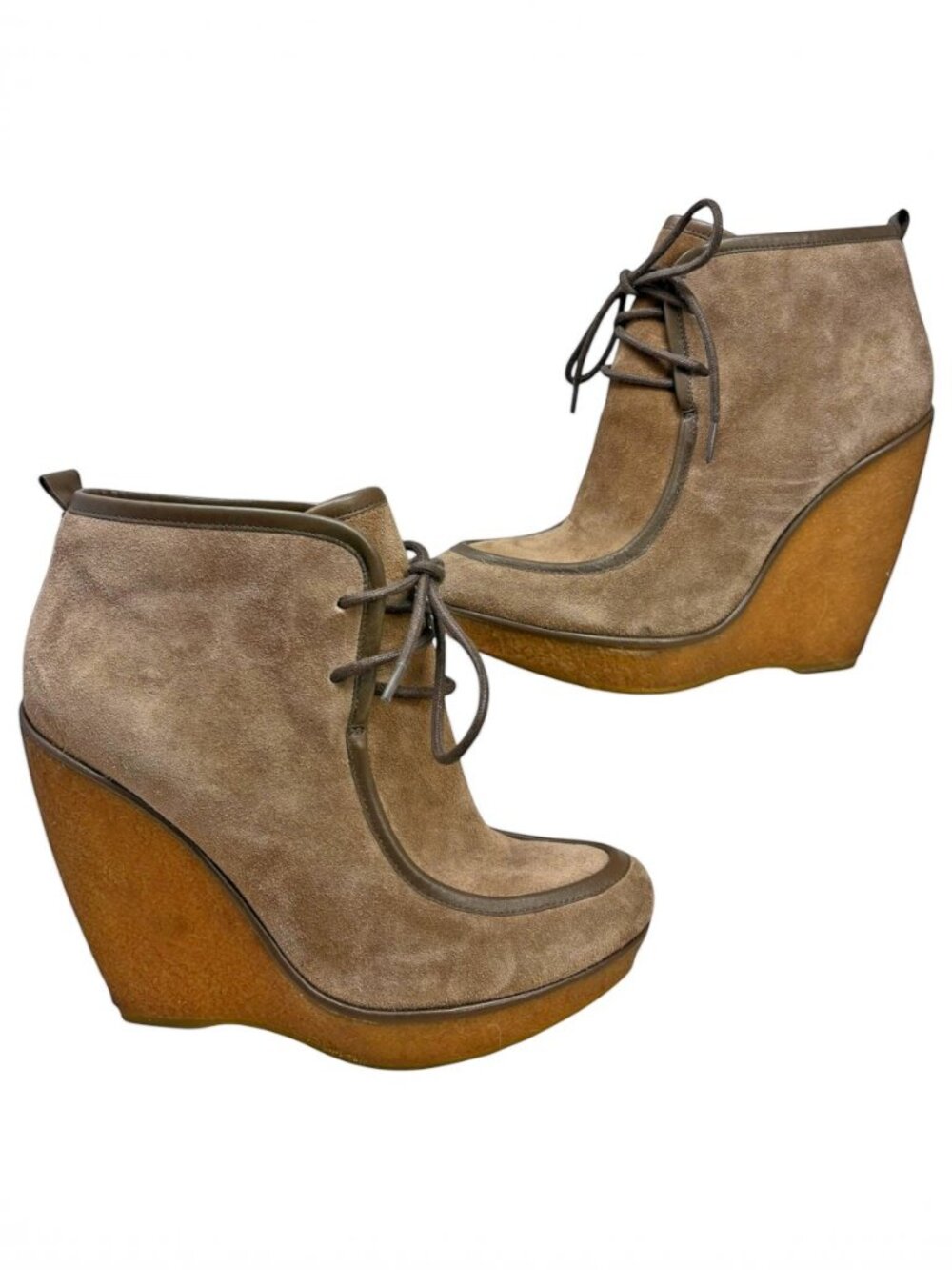 KORS Michael Kors Rory Suede Crepe Wedge‎ Chukka Booties